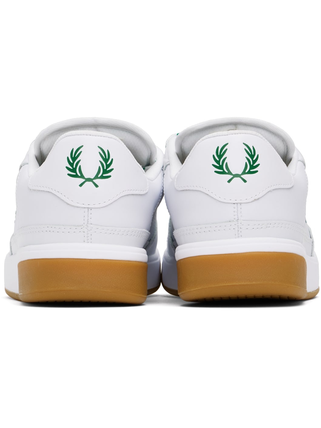 White & Green B300 Sneakers - 2
