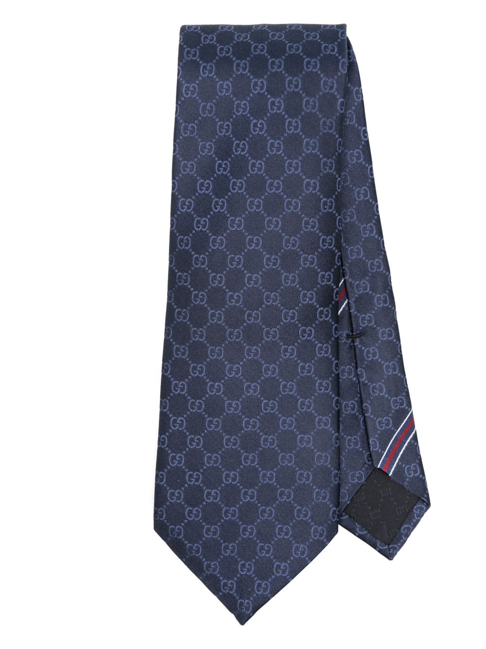 GG pattern silk tie - 1
