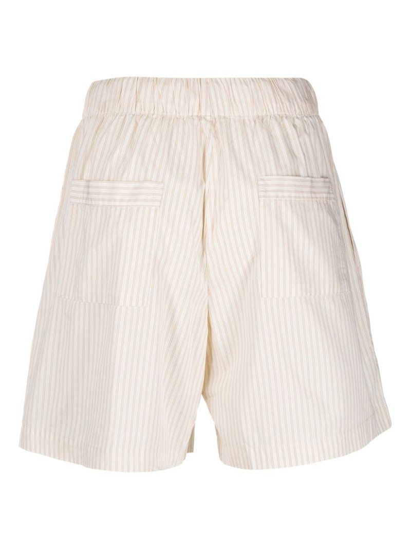 TEKLA striped organic cotton shorts outlook