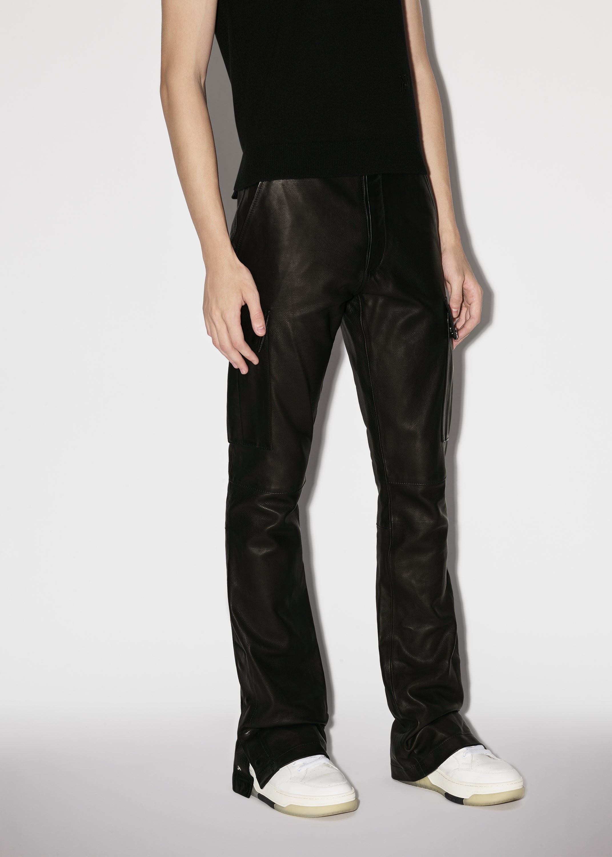 LEATHER CARGO FLARE - 4
