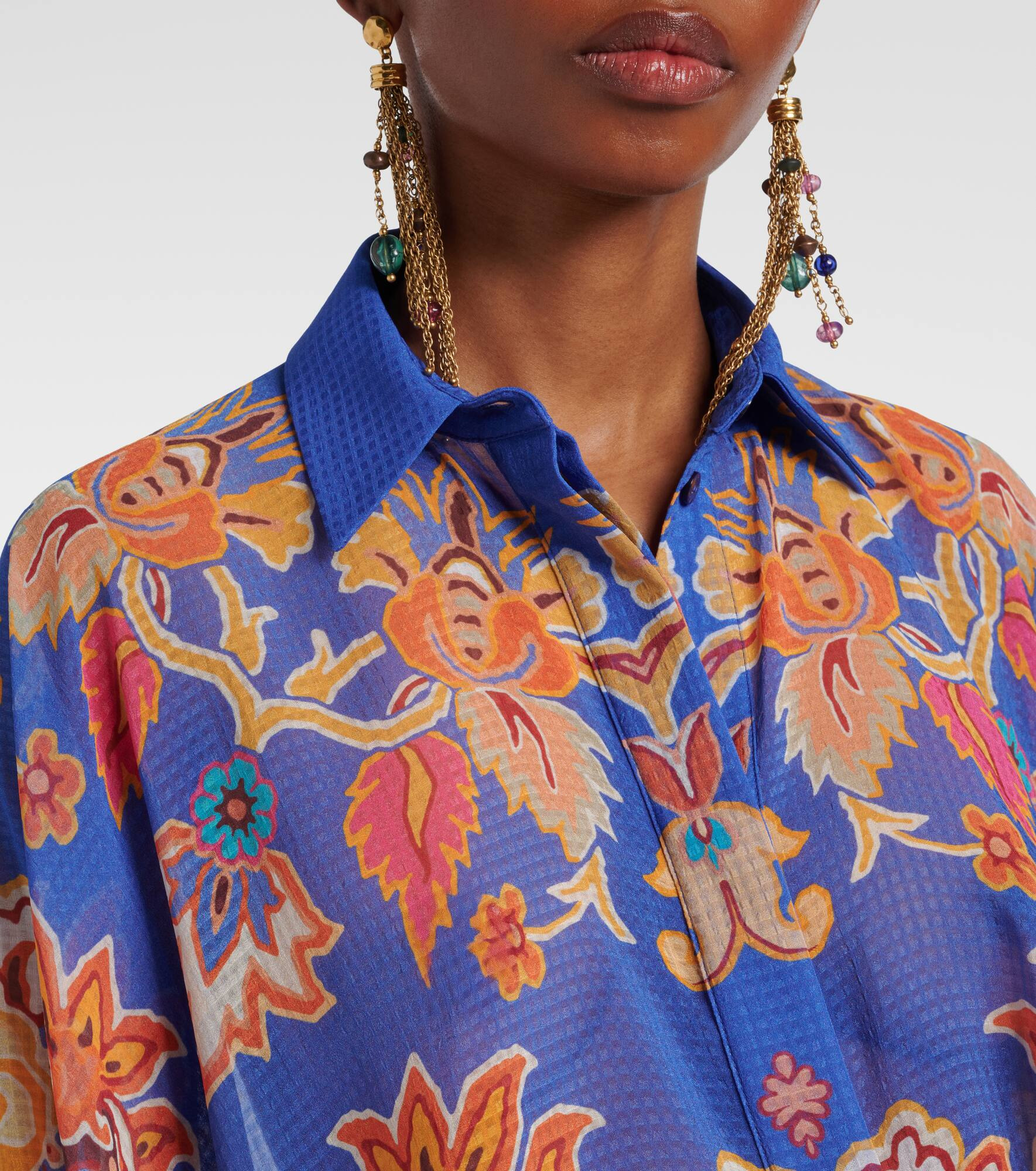 Printed poncho - 4