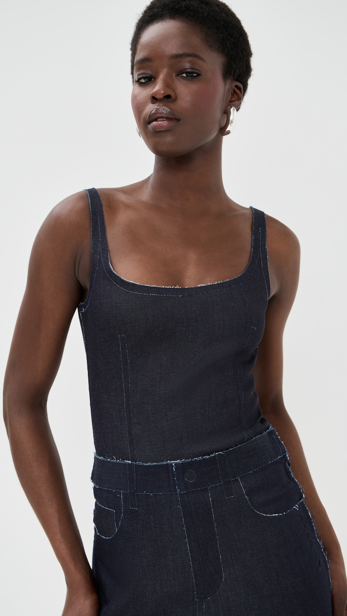 Shaped Top with Straps - 6