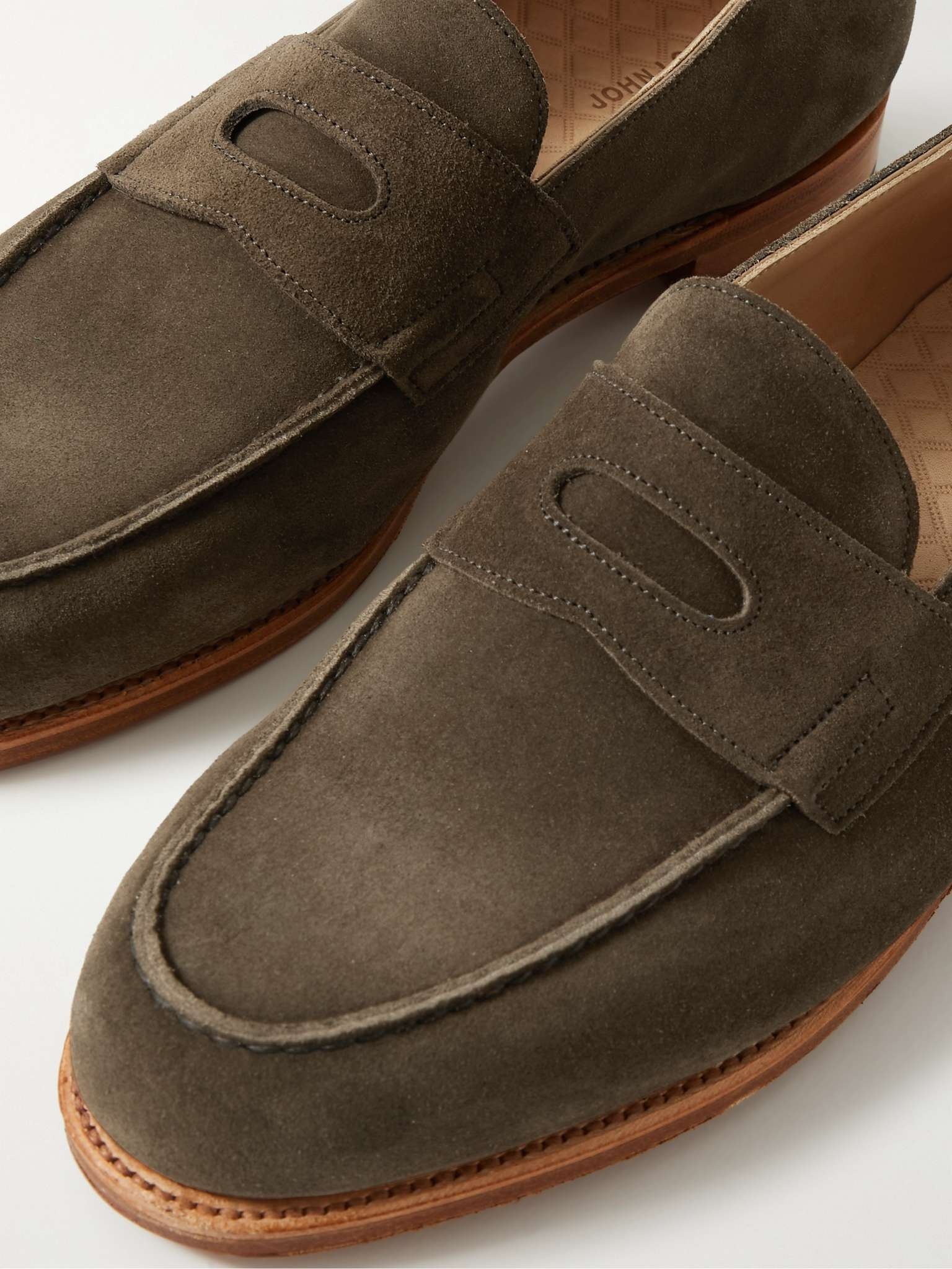 Lopez Suede Penny Loafers - 6