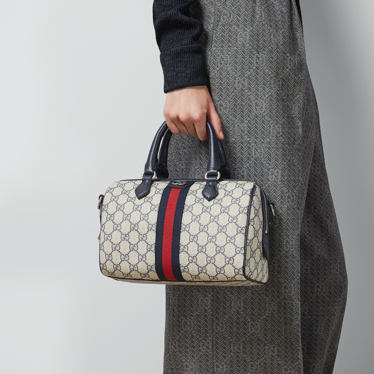 Ophidia GG small top handle bag - 2