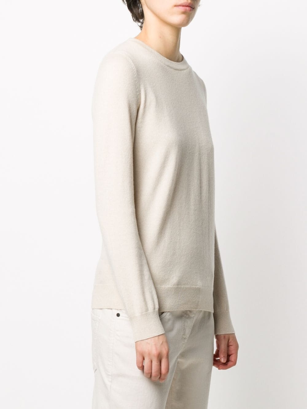 crew neck knitted jumper - 3