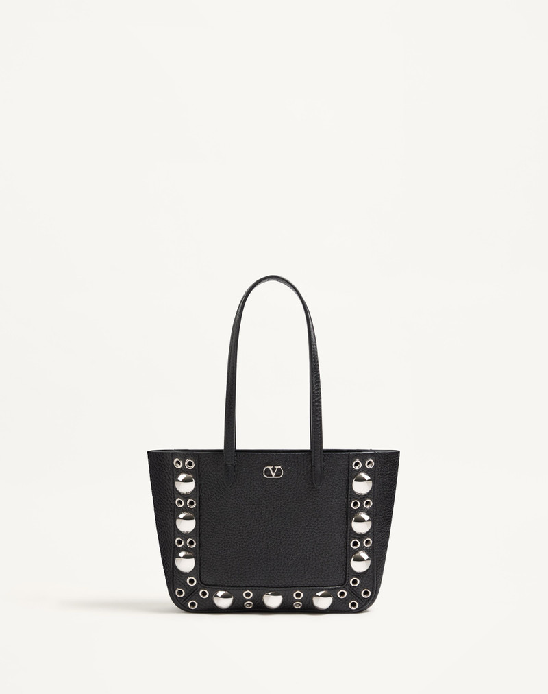 VALENTINO GARAVANI NELLCÔTE MINI SHOPPING BAG IN GRAINY CALFSKIN 1