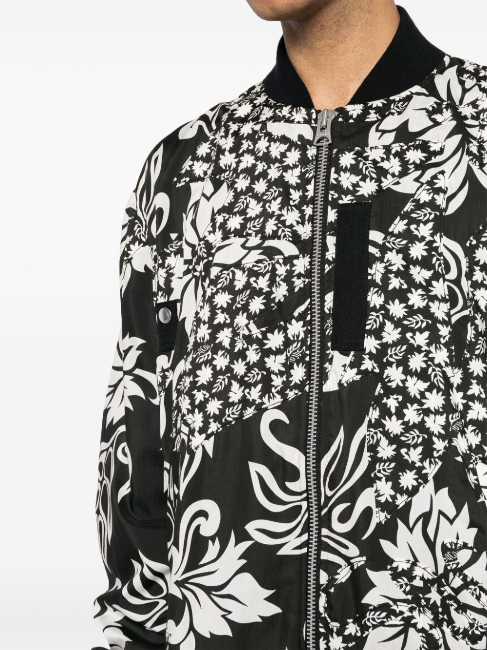 floral-print bomber jacket - 5