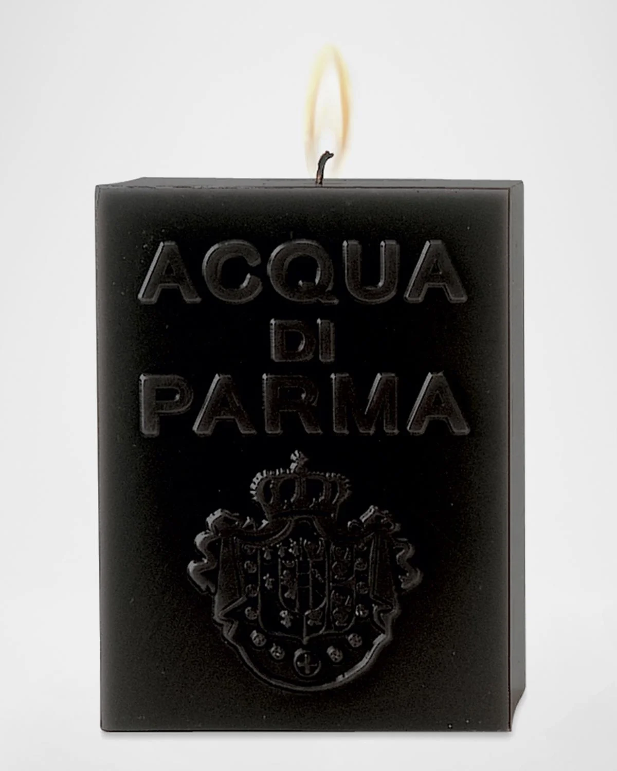 Black Cube Candle, Amber - 1