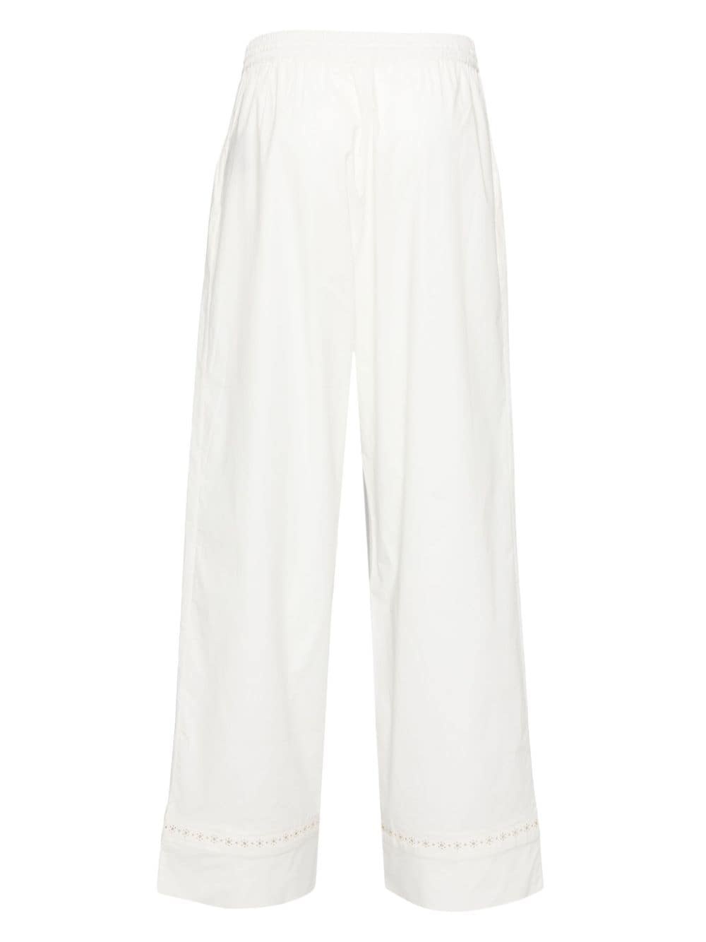 high-waist straight-leg trousers - 2