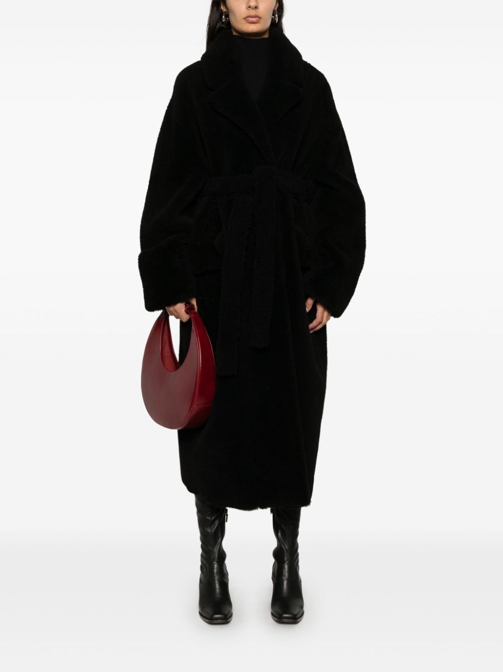 shearling coat - 2