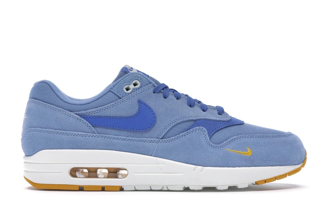 Air max 1 premium work blue mountain blue yellow ochre store