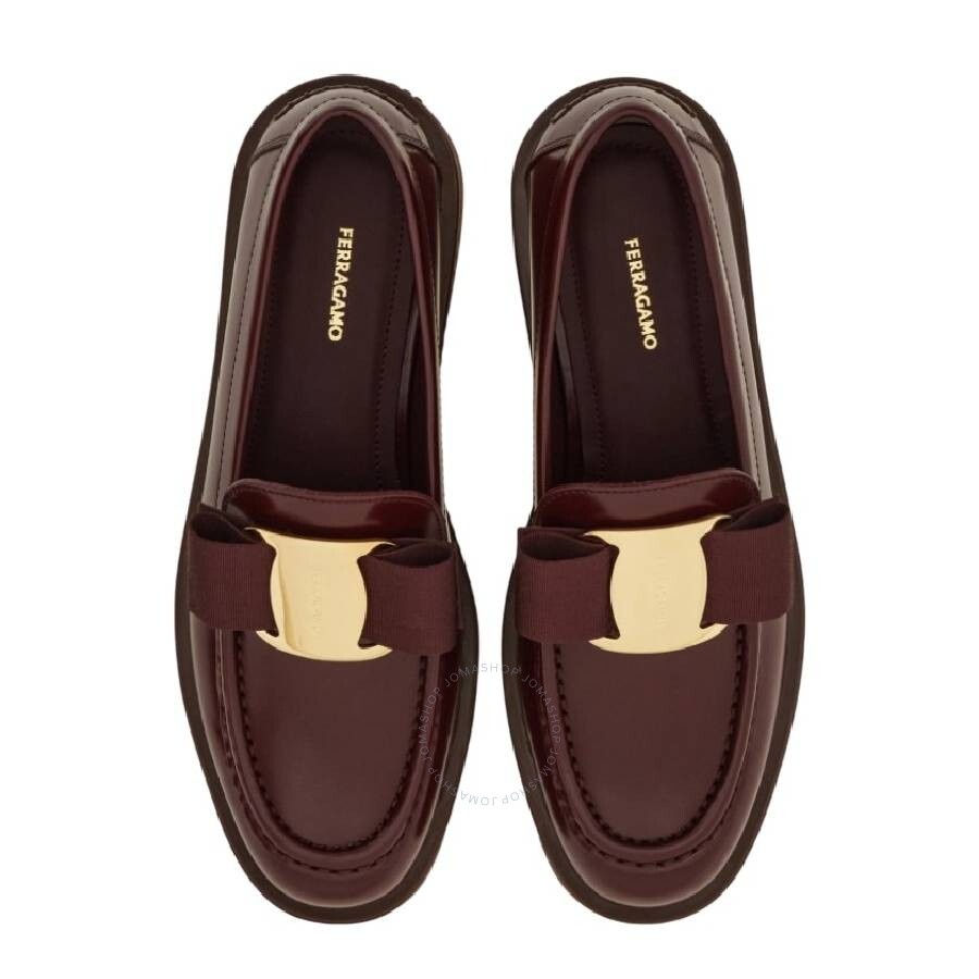 Ferragamo Vara Bow Leather Loafers - 2