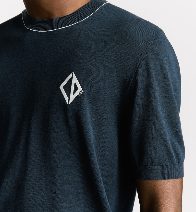 Dior CD Diamond Short-Sleeved Sweater outlook