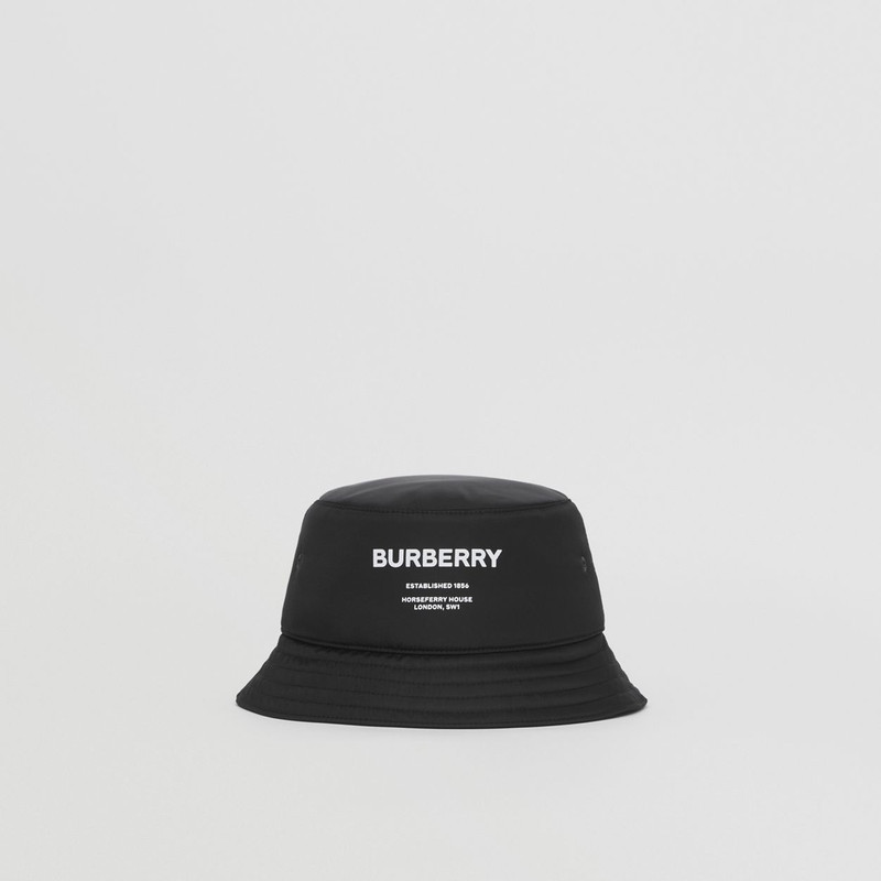 Horseferry Print Nylon Bucket Hat 1