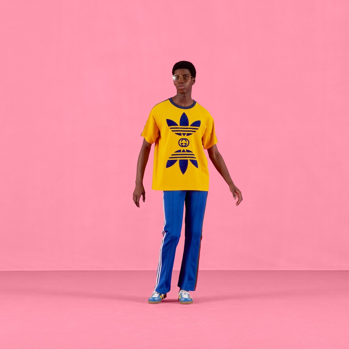 ウォーキング・ランニングウェア GUCCI X ADIDAS JERSEY SWEATPANTS Gucci x adidas Jersey Jogging Pant Bright Red - FW22 - US