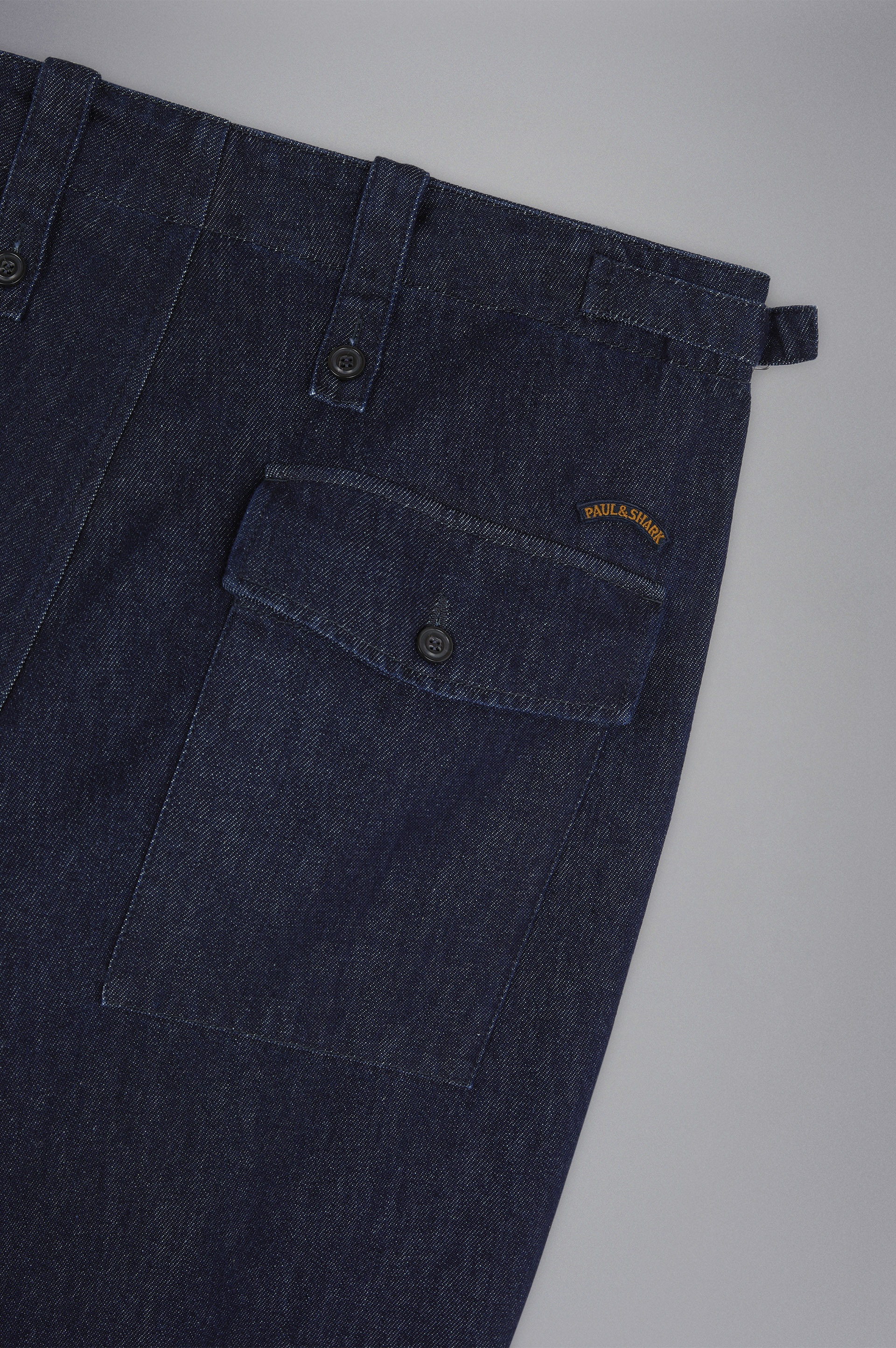 DENIM CARGO TROUSERS - 6