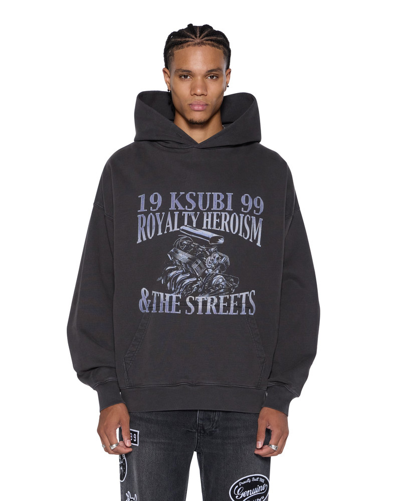 ENGINE EKCESS HOODIE FADED BLACK 1
