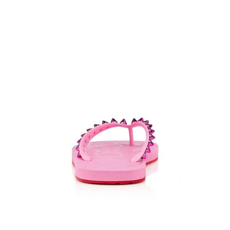 Loubi Slip Spikes Woman CONFETTIS/METAL FUXIA 4