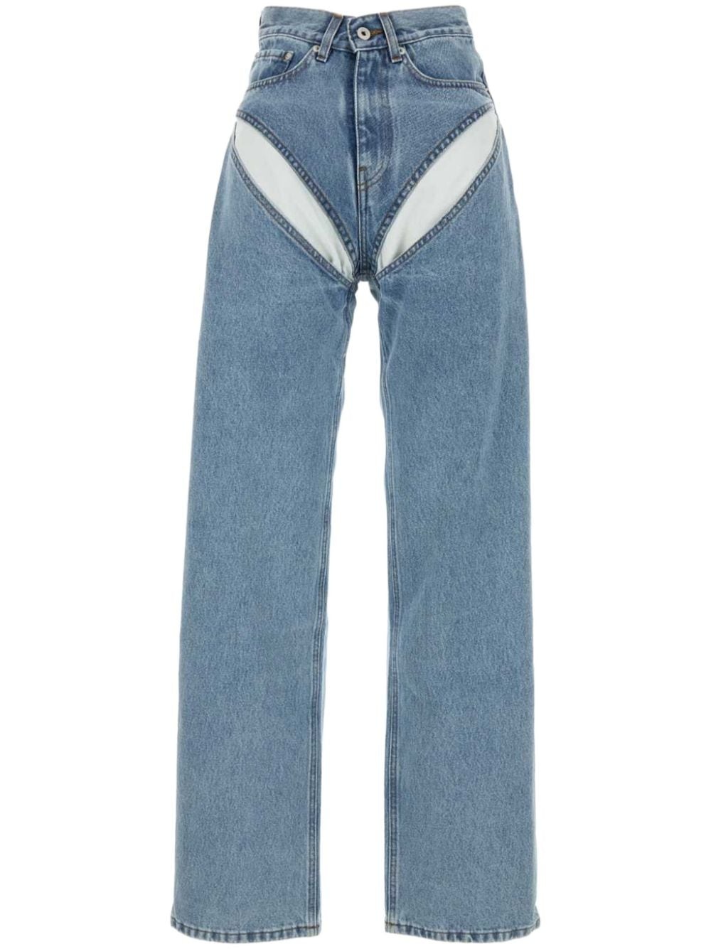 Evergreen cut-out jeans - 1