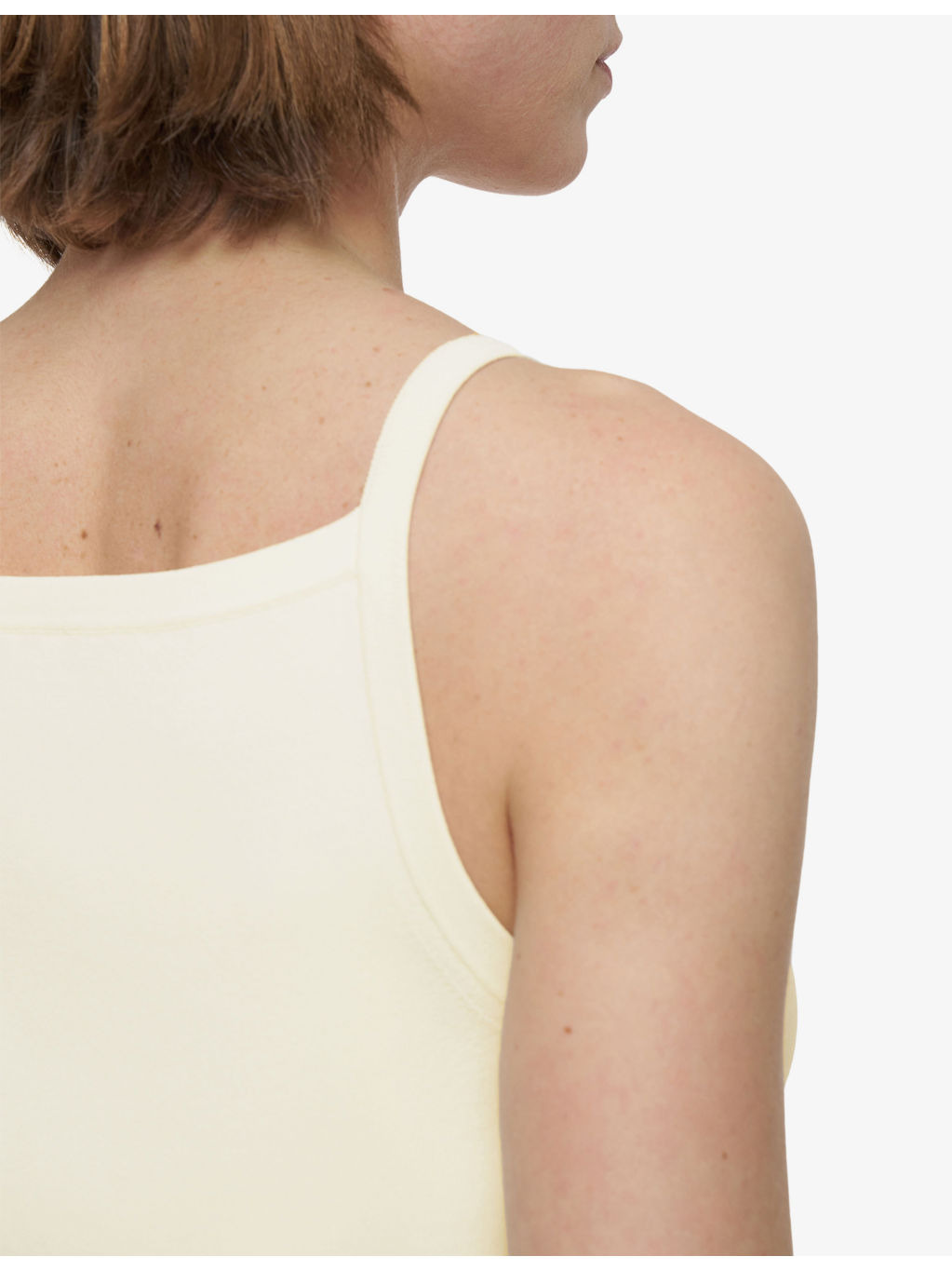 Square-Neck Slim-Fit Stretch-Knit Vest - 5