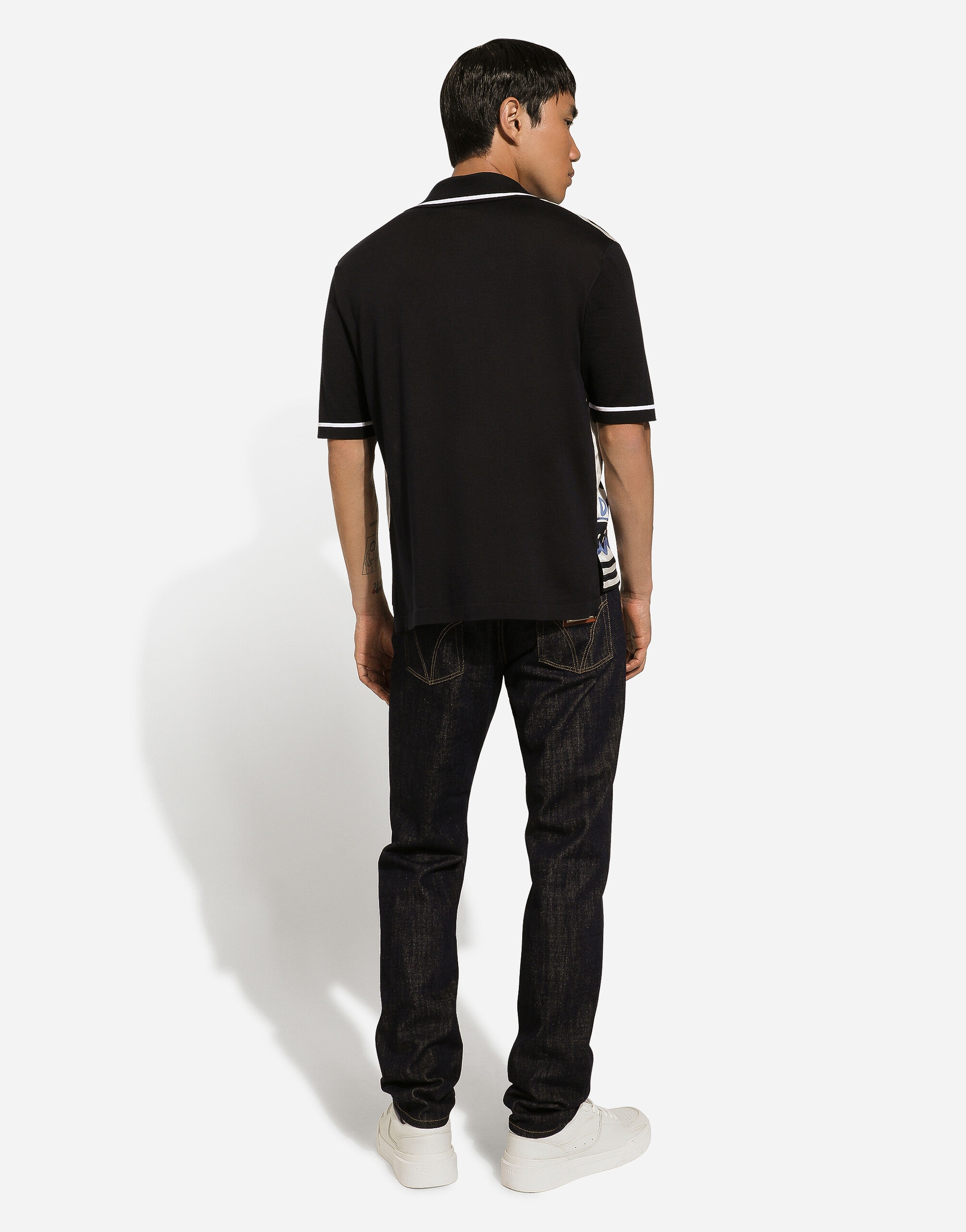 Regular-fit blue denim jeans - 3