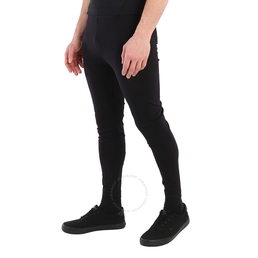 Moncler Men's Black Day-Namic Logo-Print Leggings - 5