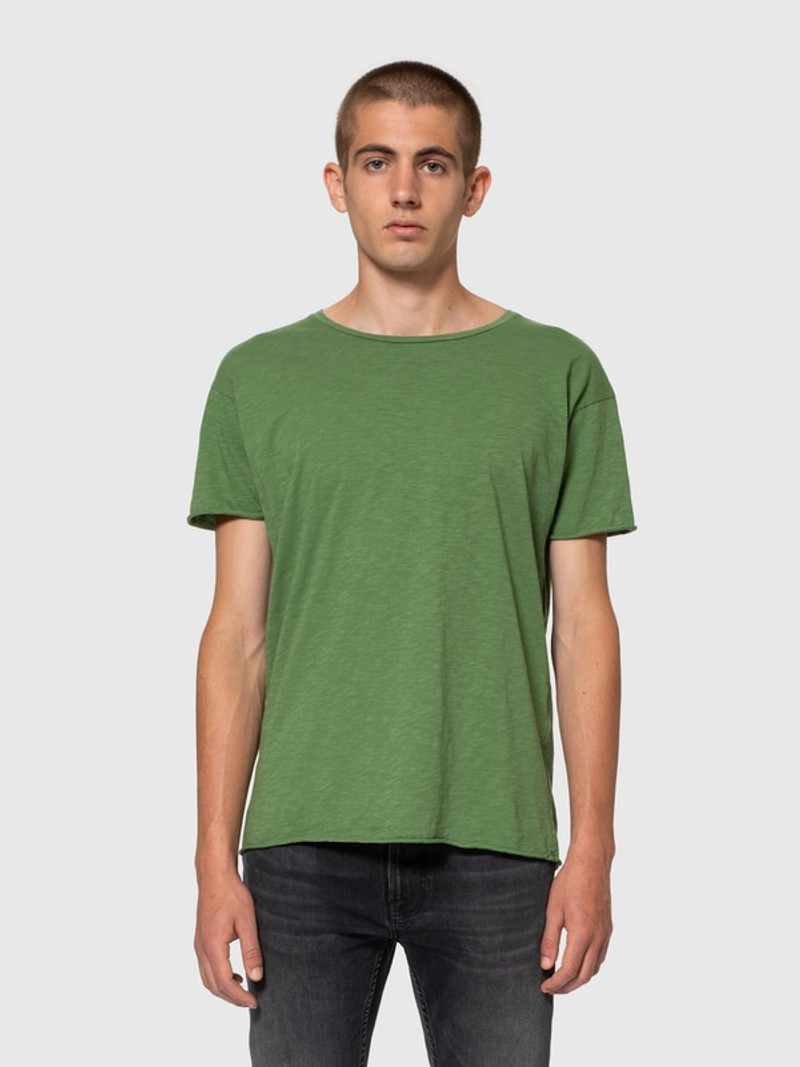 Nudie Jeans Roger Slub Pistaccio outlook