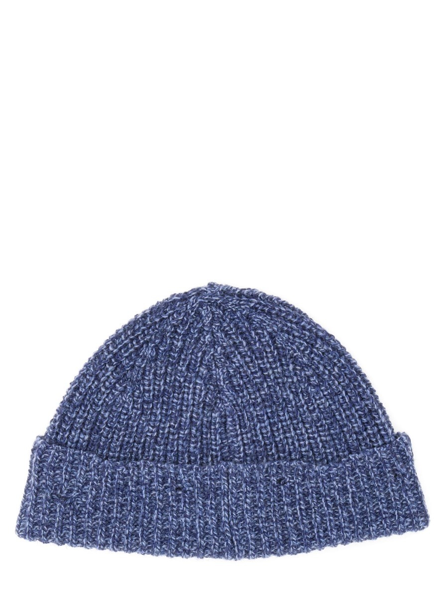 BEANIE HAT WITH MARNI MENDING EMBROIDERY - 2
