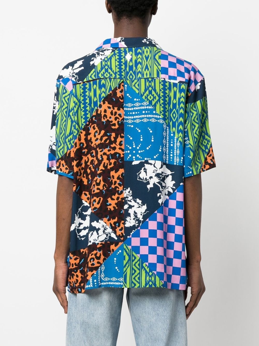 mix print shirt - 4