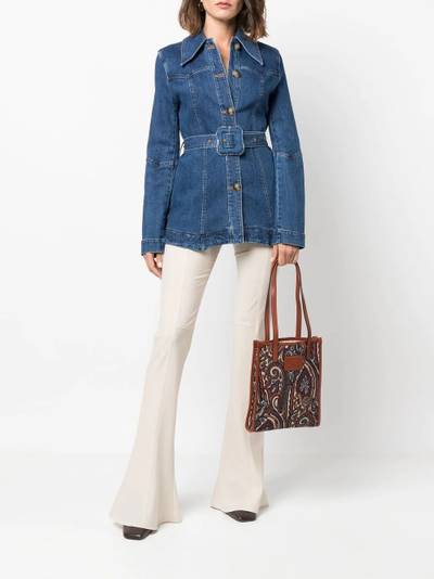 Etro Paisley-Jacquard tote bag outlook