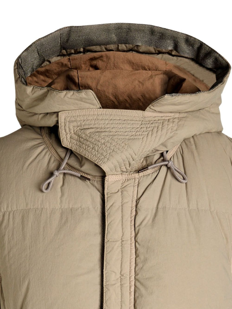 Ten C Boreal hooded padded gilet outlook