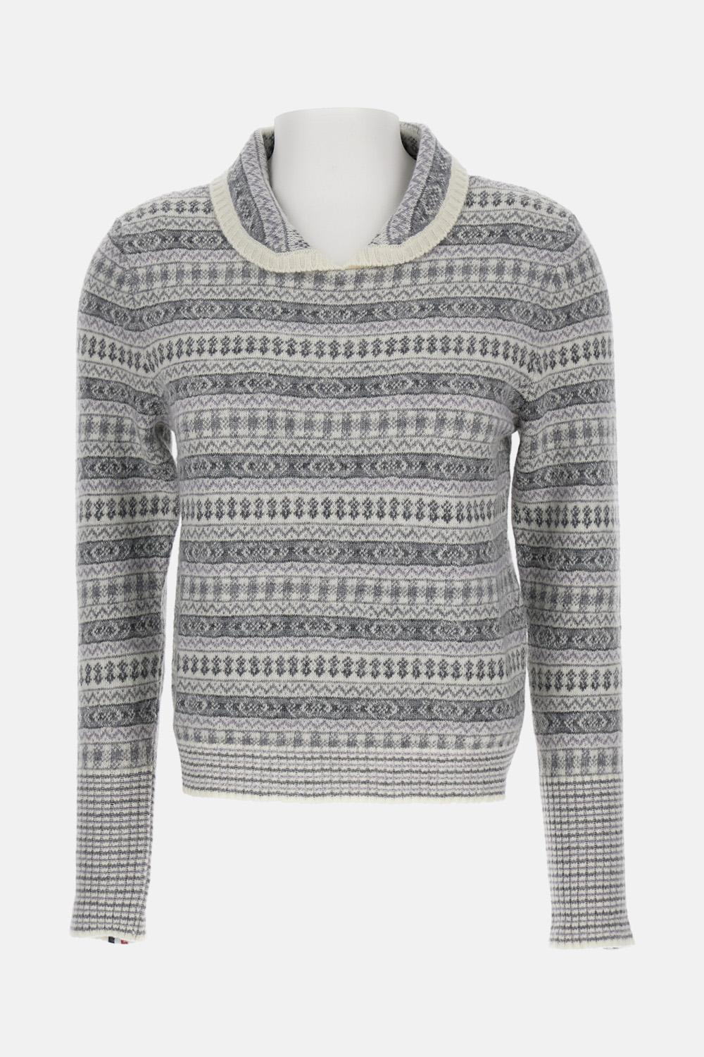 JACQUARD PULLOVER - 1