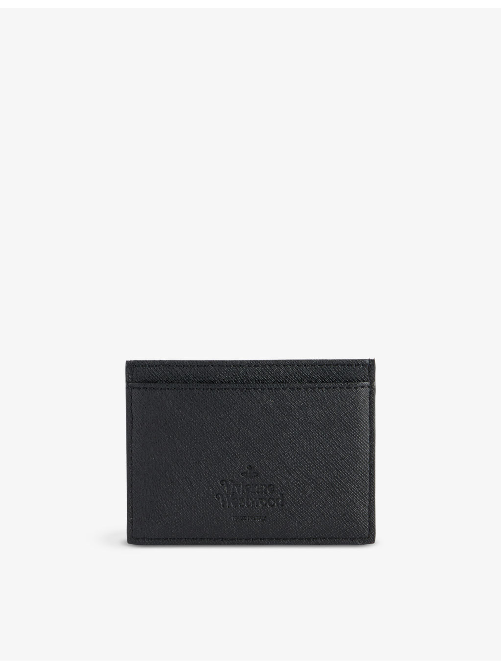 Logo-plaque leather card holder - 4
