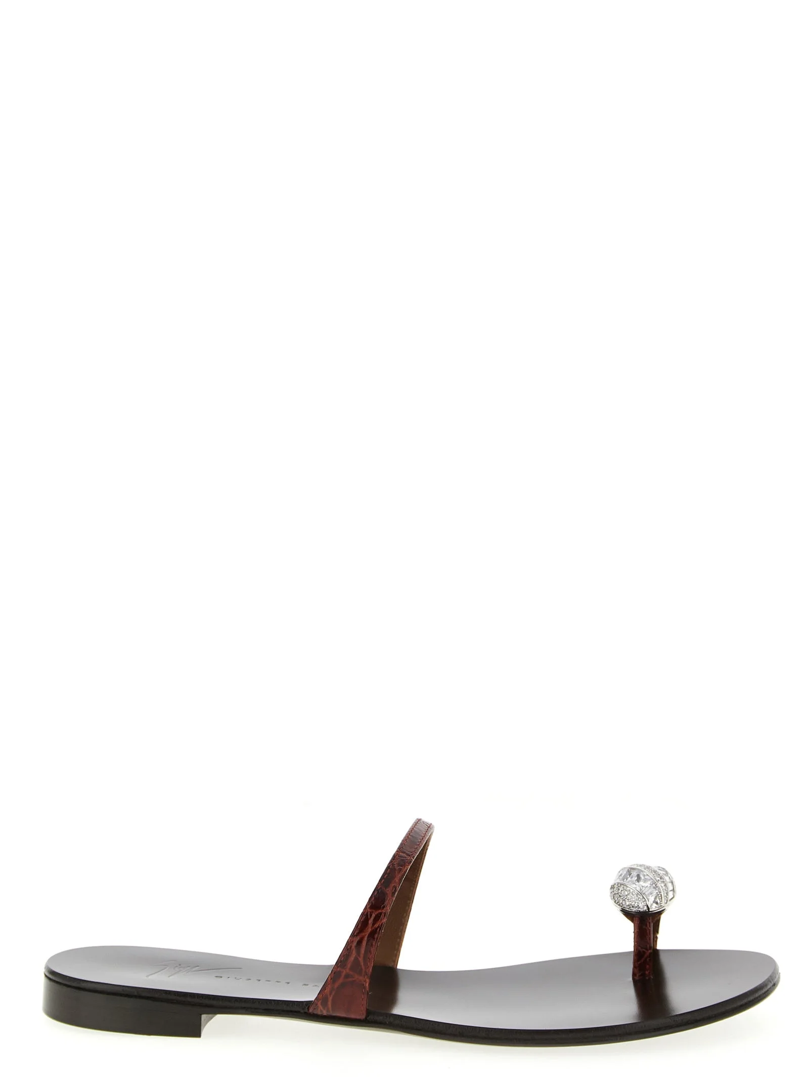 Icon Ring Sandals Brown - 1