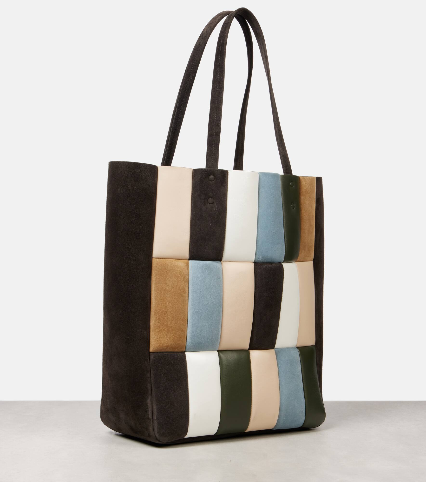 Zoe Large patchwork leather tote bag - 4