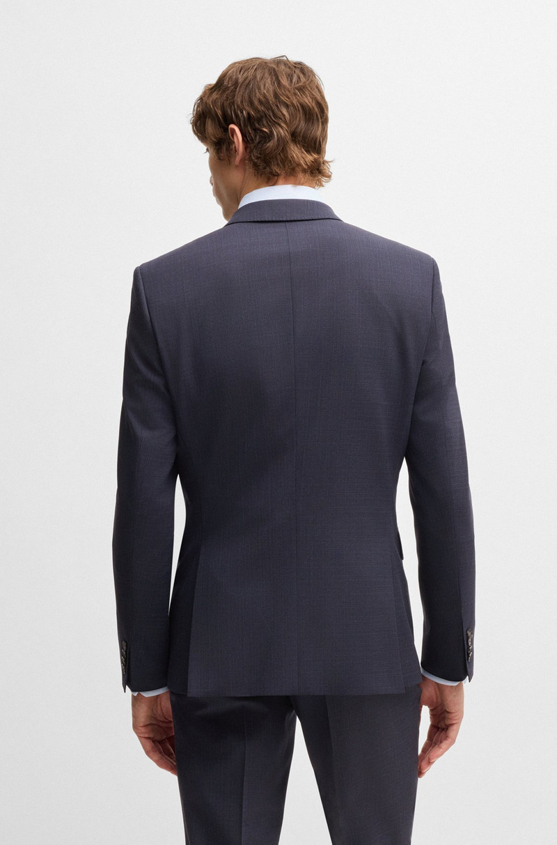 BOSS SLIM-FIT SUIT IN MICRO-PATTERNED STRETCH CLOTH outlook