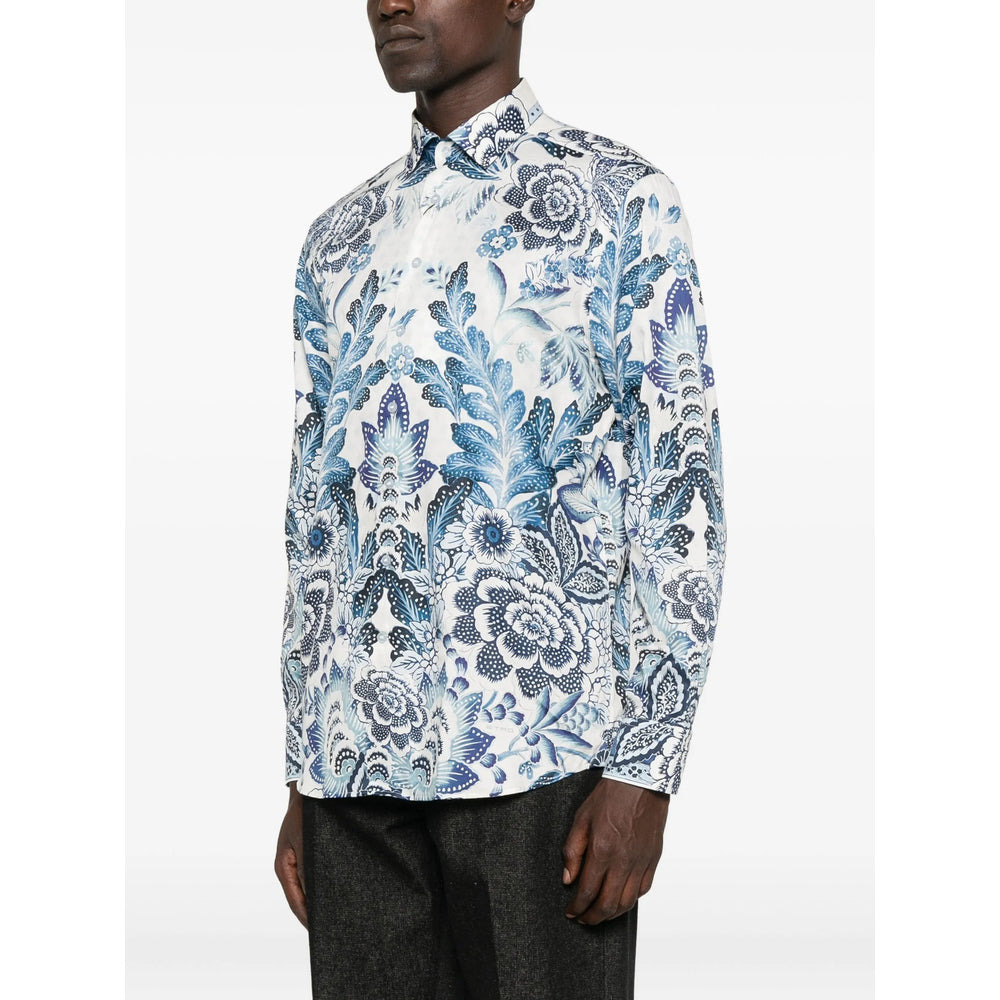Etro Blue Shirts Men - 3
