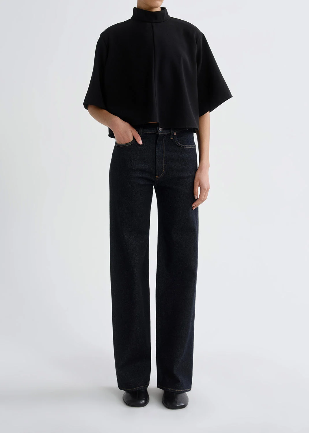 HARPER STRAIGHT JEAN (COMFORT STRETCH) IN RINSE - 1