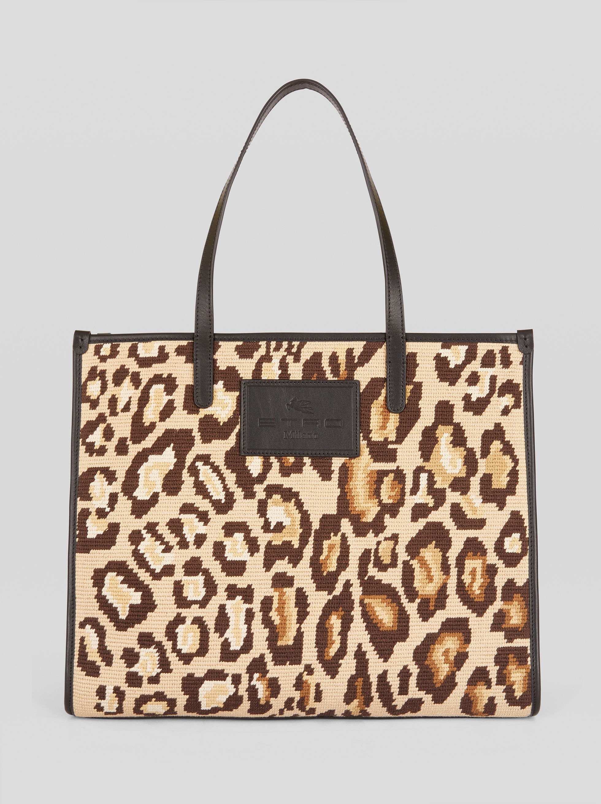 MEDIUM ANIMALIER SHOPPING BAG - 1