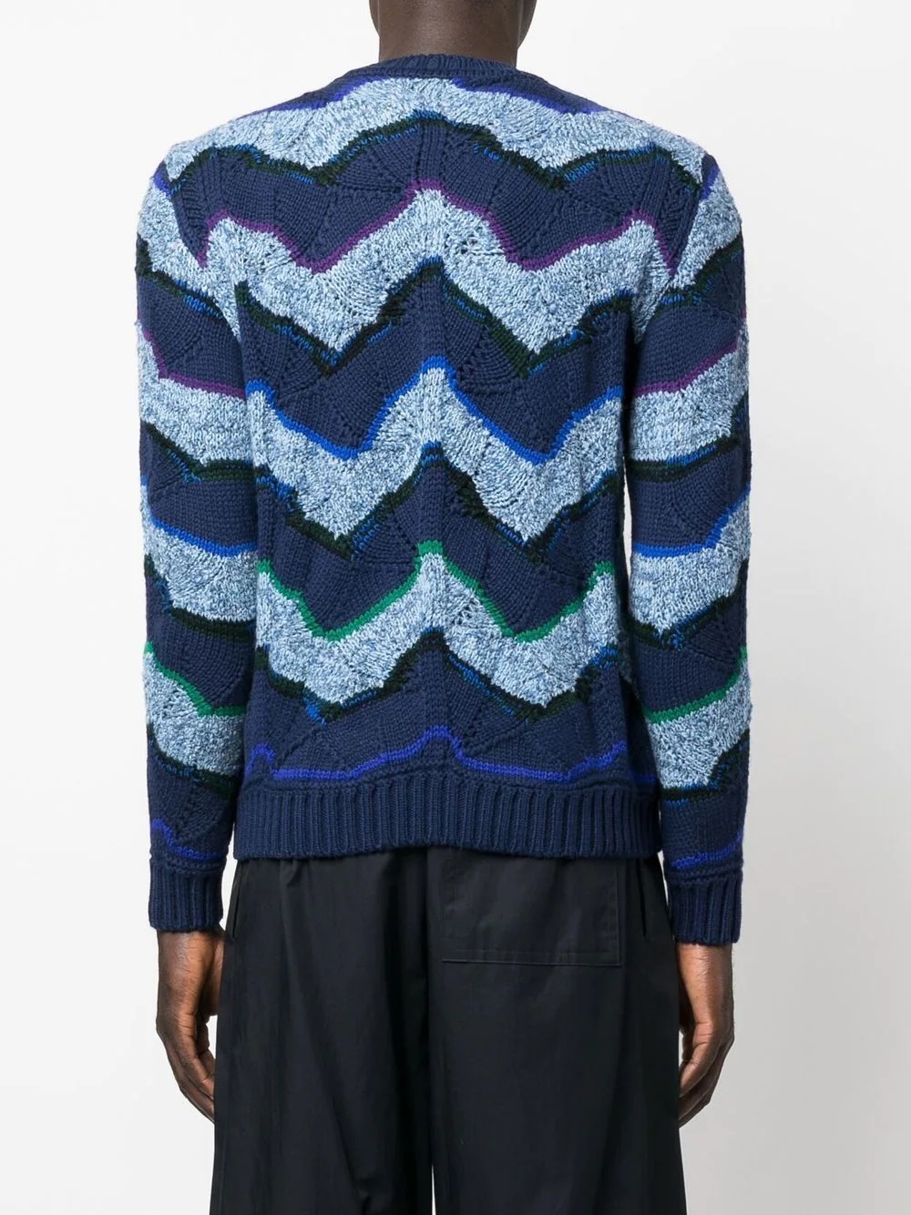 zig-zag knitted jumper - 4