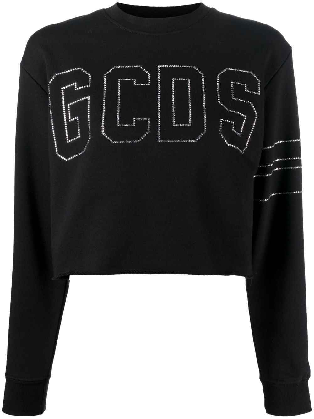 crystal-logo cropped jumper - 1