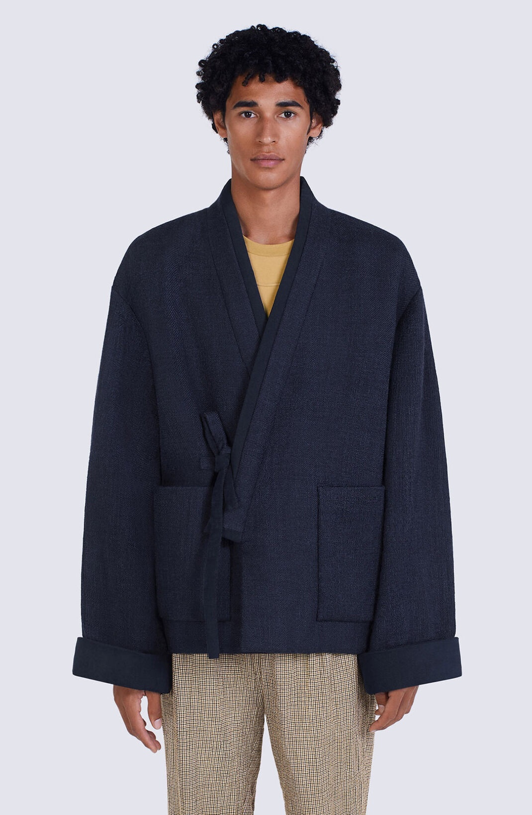 Wool kimono coat - 4