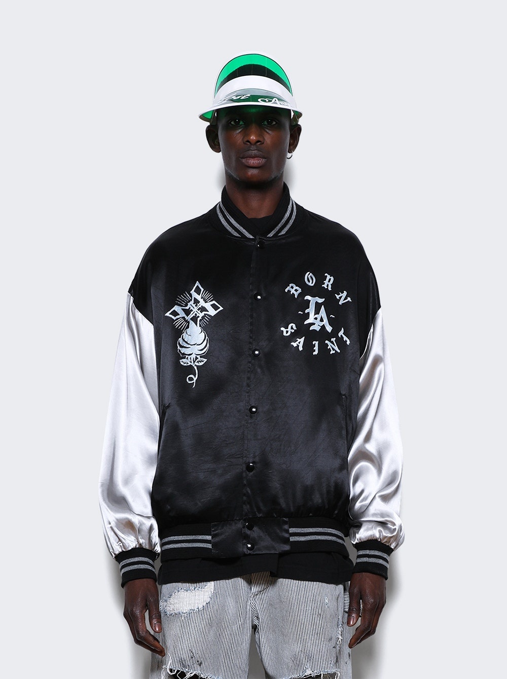 Born La Varsity Jacket Black - 3