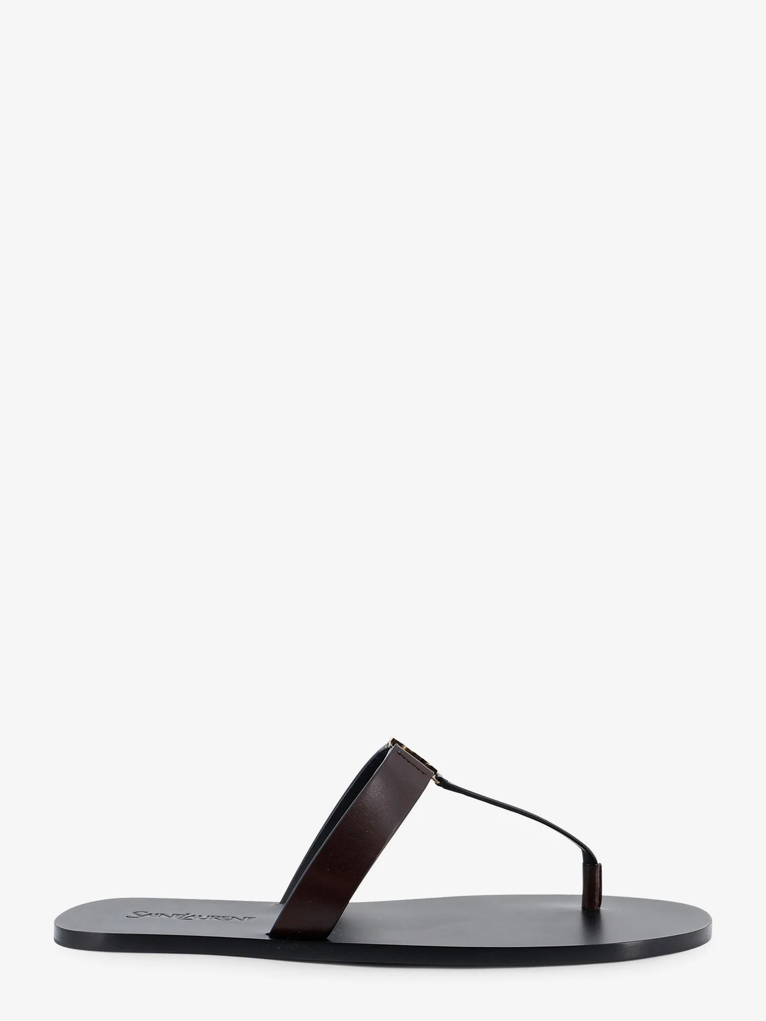 Saint Laurent Babylone Leather Sandals - 1