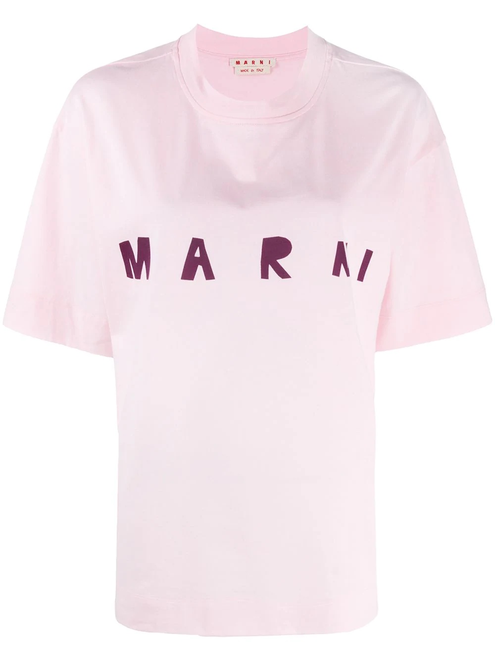 logo-print cotton T-shirt - 1