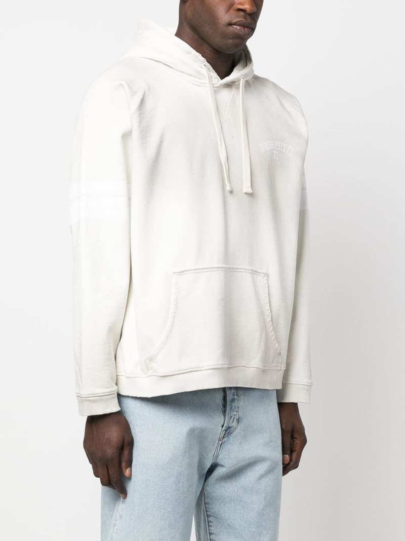 slogan-print striped hoodie 3