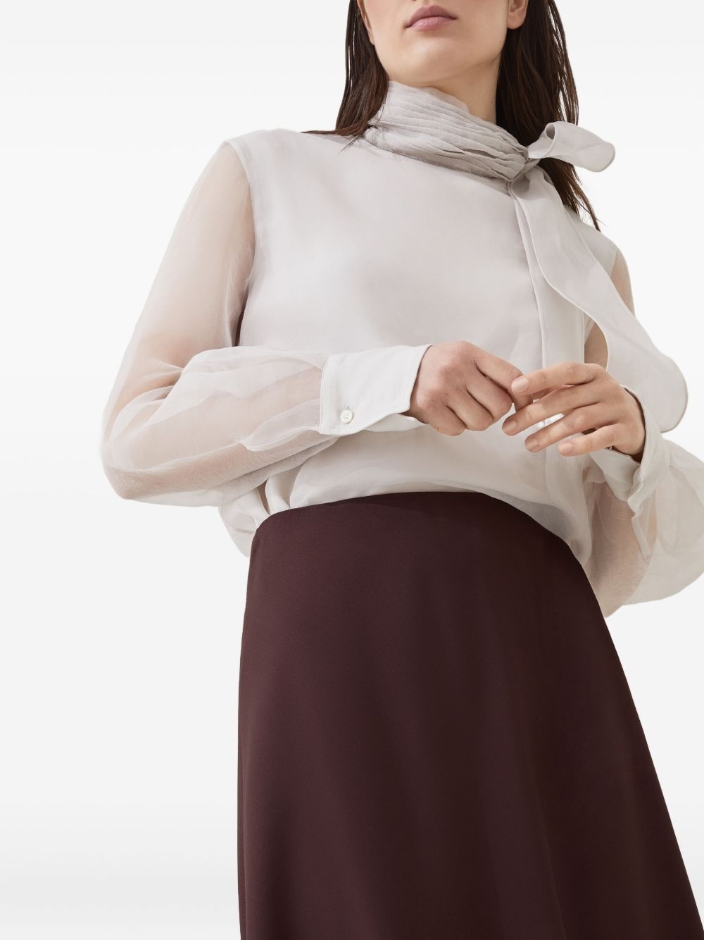 A-line midi skirt - 5