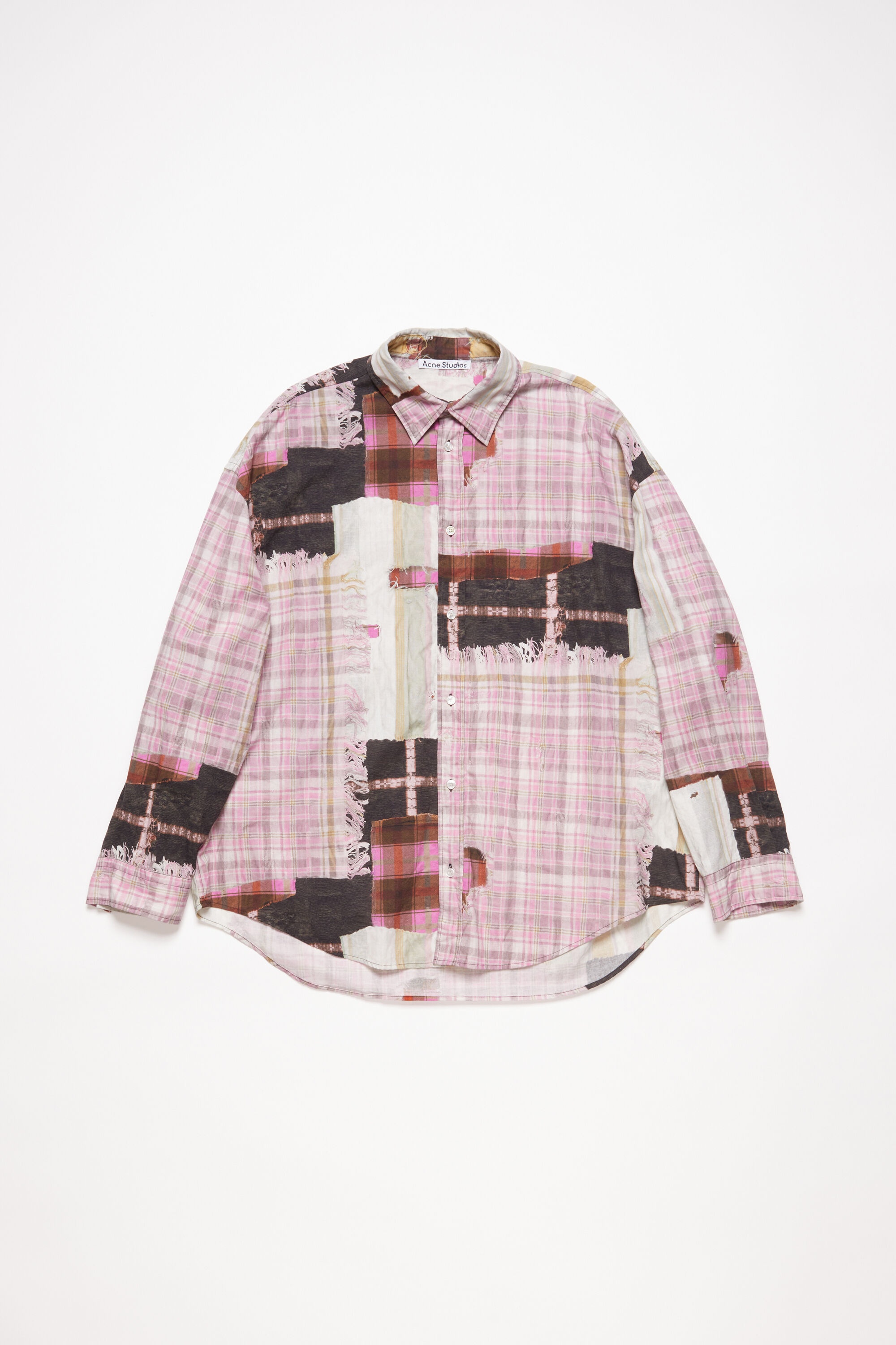 Print button-up shirt - Pink multicolor - 6