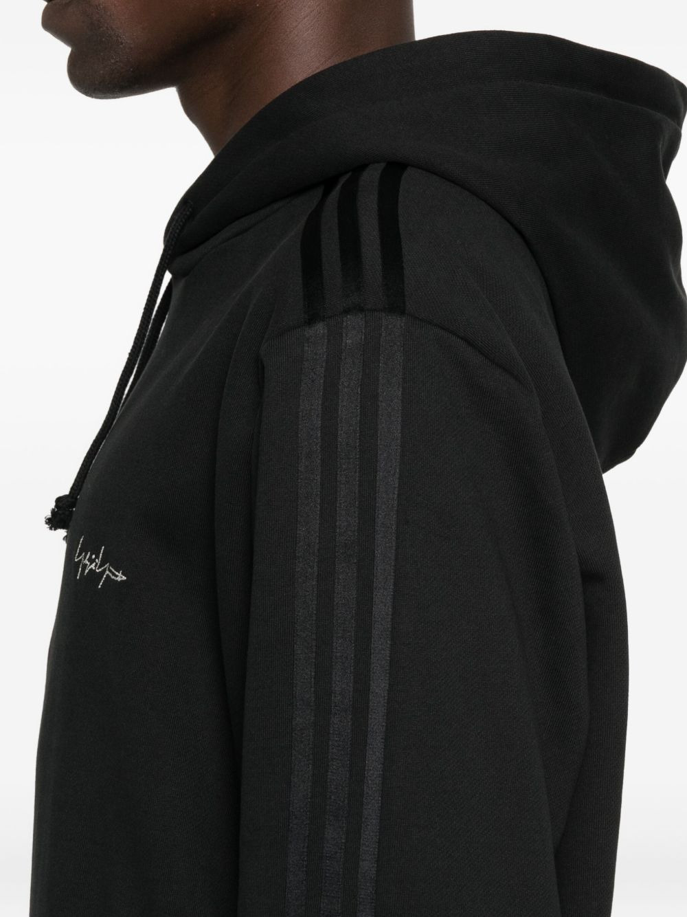 stripe-detail hoodie - 5