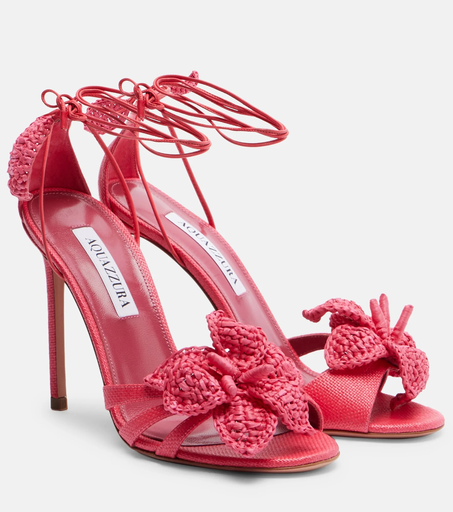 Calypso raffia sandals - 1